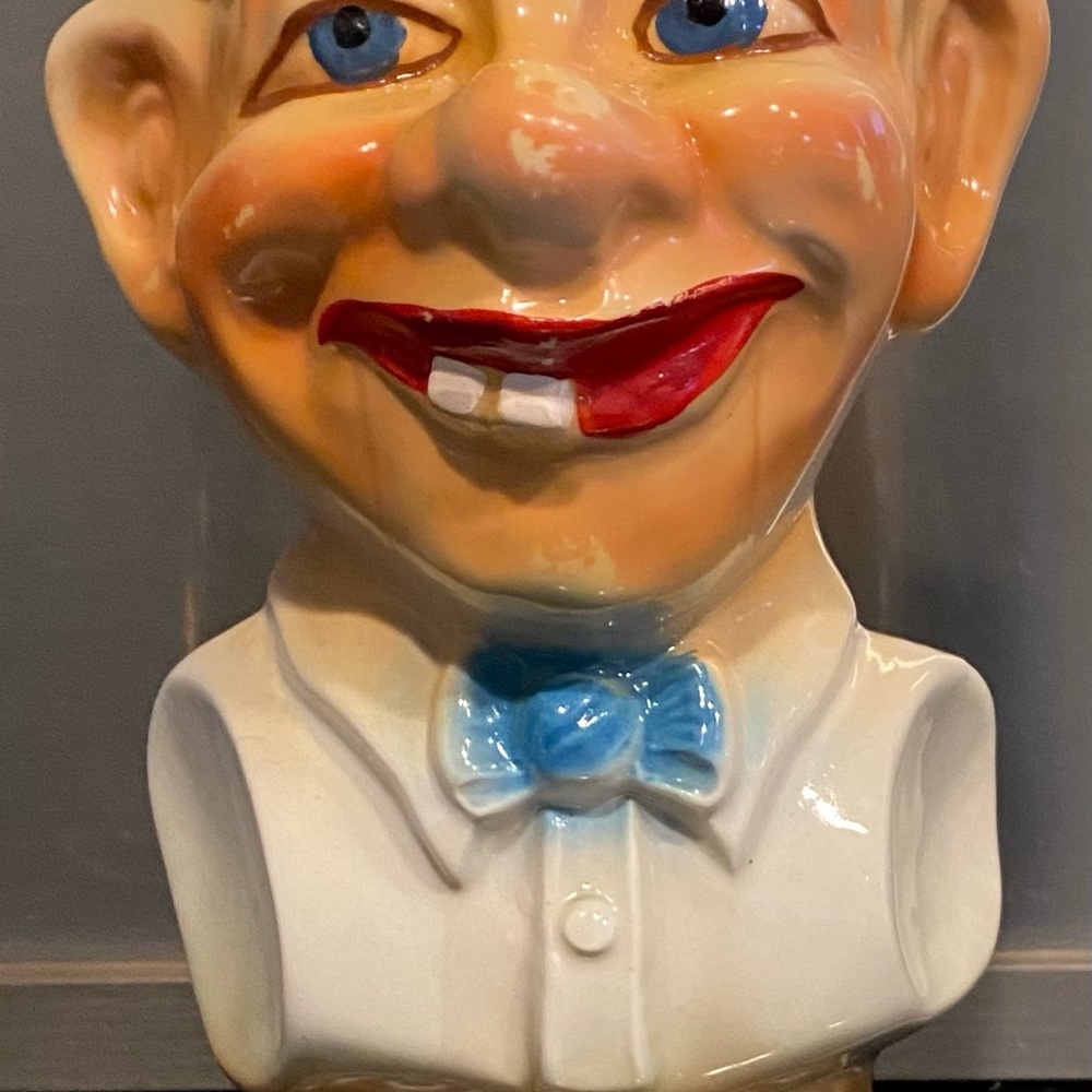 Ceramic Charlie Mcarthy Liquor Decanter